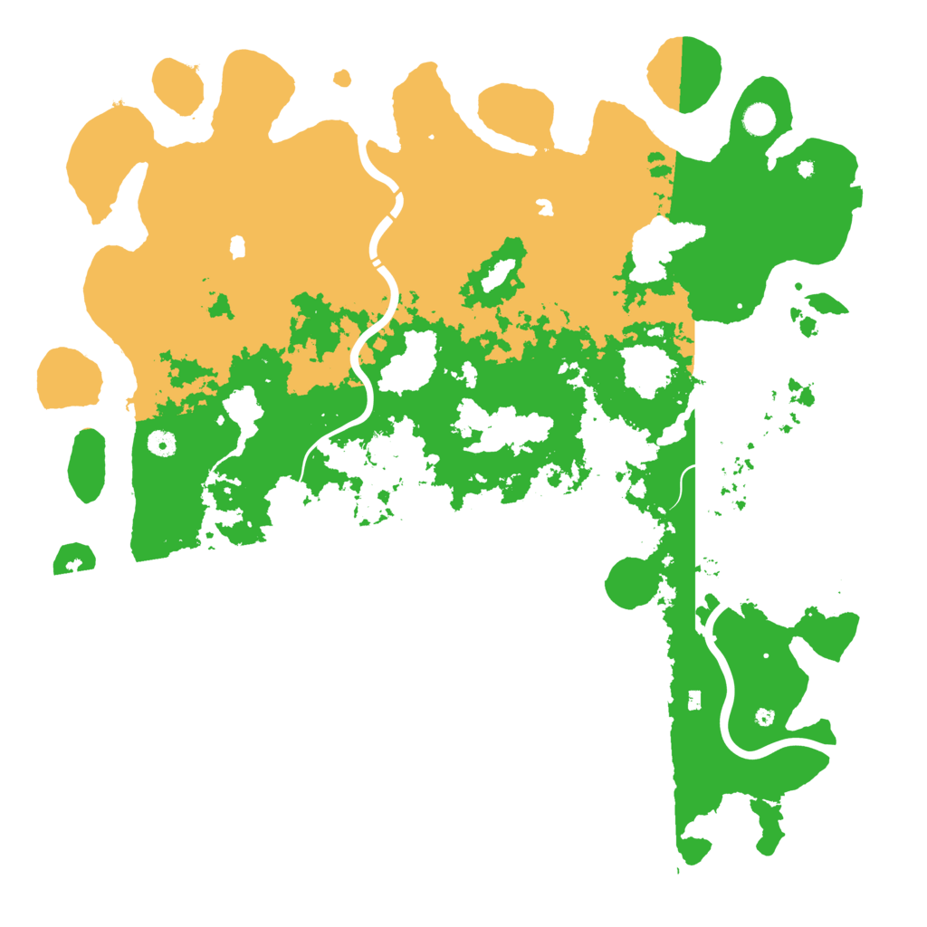 Biome Rust Map: Procedural Map, Size: 5000, Seed: 5101