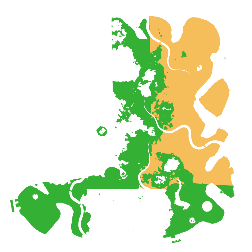 Biome Rust Map: Procedural Map, Size: 4250, Seed: 7496