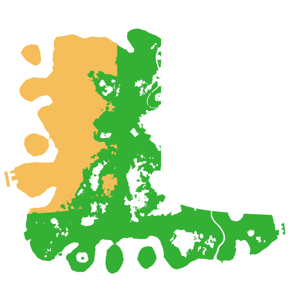 Biome Rust Map: Procedural Map, Size: 3850, Seed: 39913245