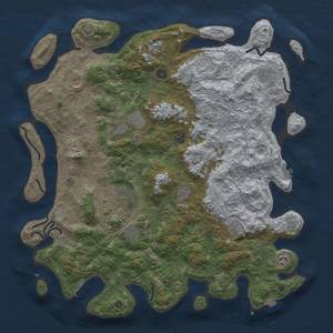 Thumbnail Rust Map: Procedural Map, Size: 4750, Seed: 399544695, 19 Monuments