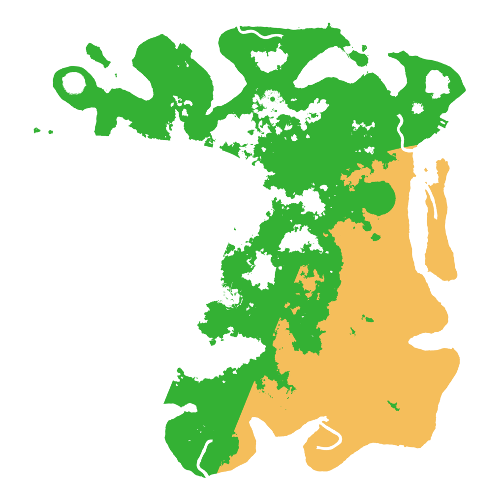 Biome Rust Map: Procedural Map, Size: 4000, Seed: 12217773