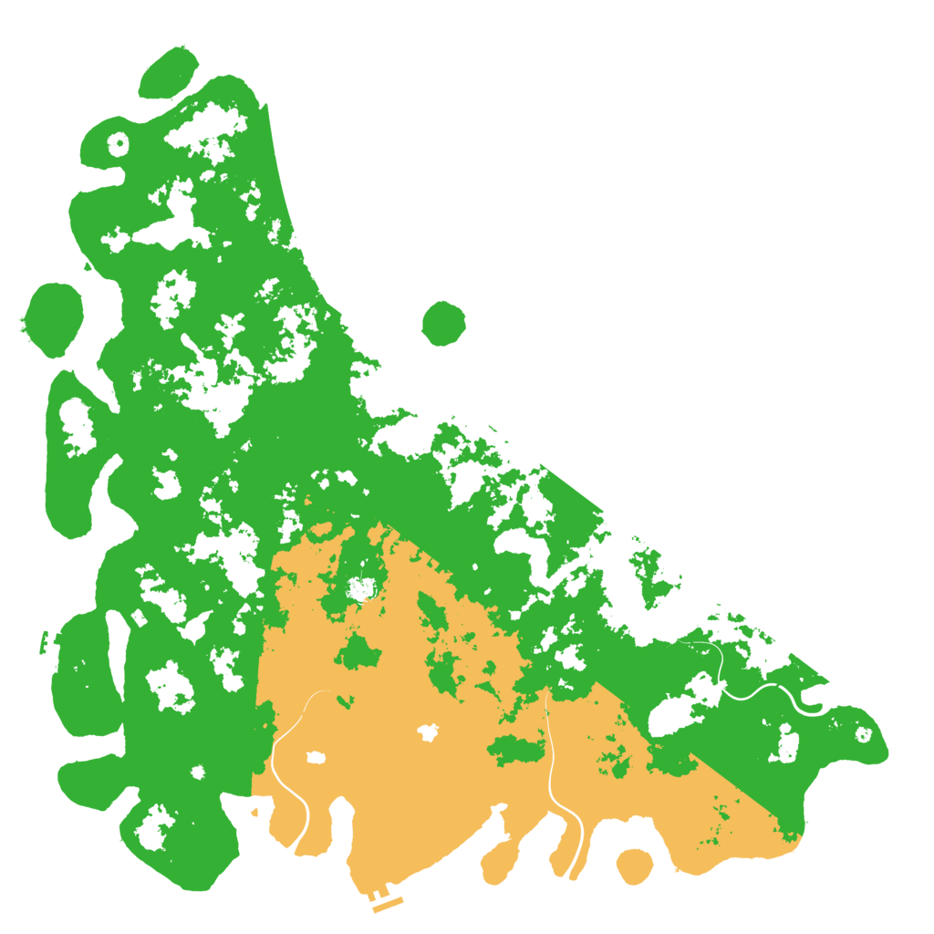 Biome Rust Map: Procedural Map, Size: 6000, Seed: 654512512