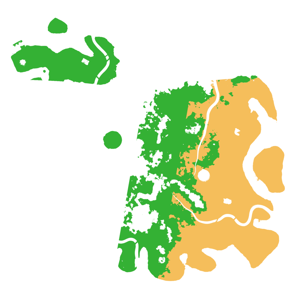 Biome Rust Map: Procedural Map, Size: 4500, Seed: 564008073