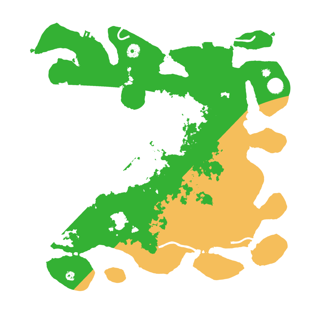 Biome Rust Map: Procedural Map, Size: 3500, Seed: 569858825