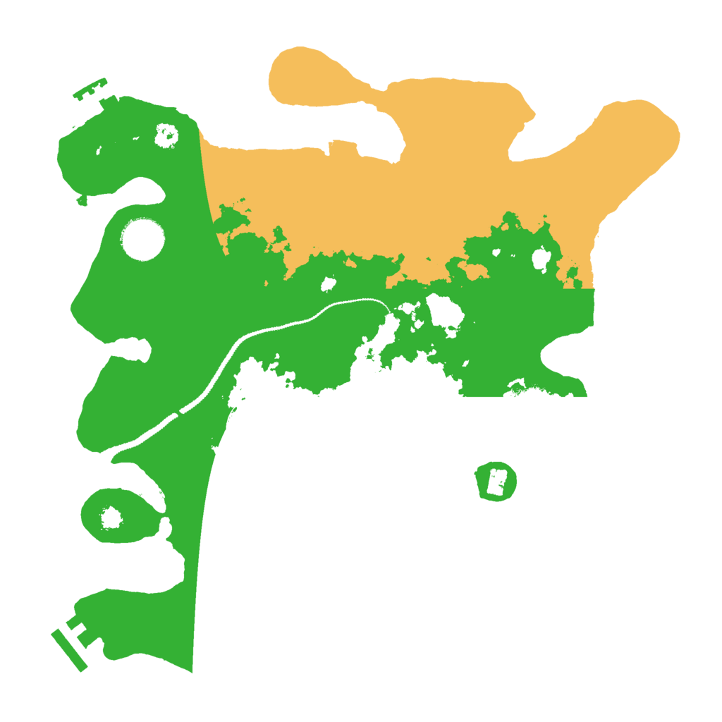 Biome Rust Map: Procedural Map, Size: 3000, Seed: 414475041