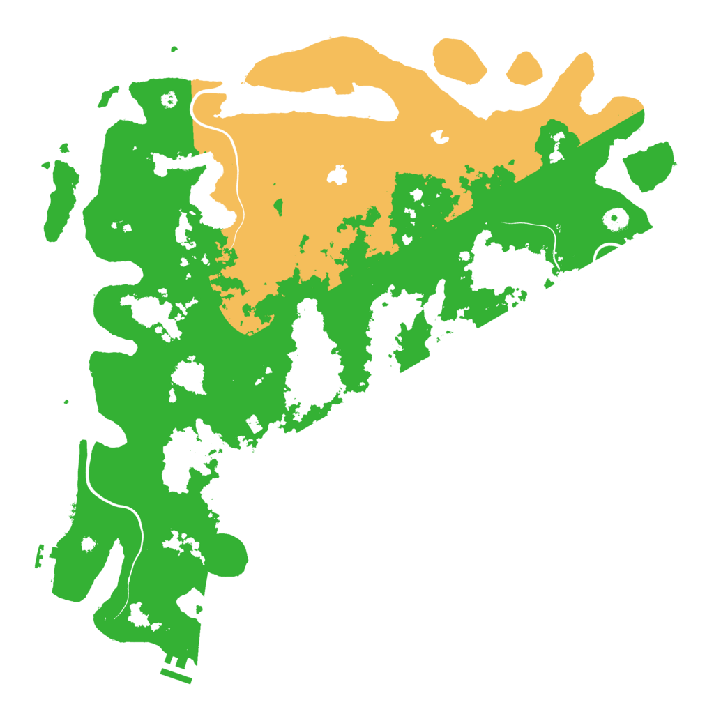 Biome Rust Map: Procedural Map, Size: 4500, Seed: 1152208003