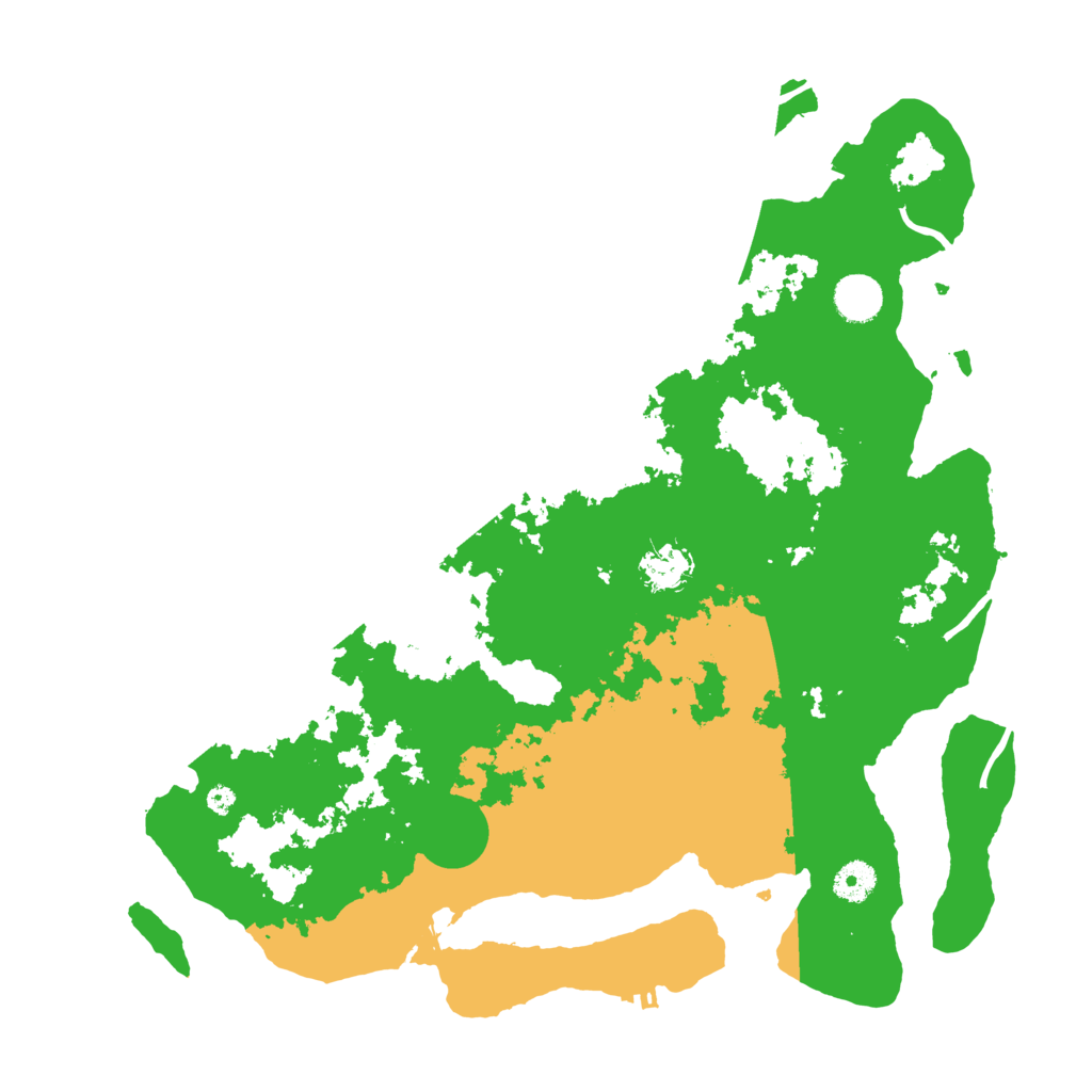 Biome Rust Map: Procedural Map, Size: 4000, Seed: 736249597