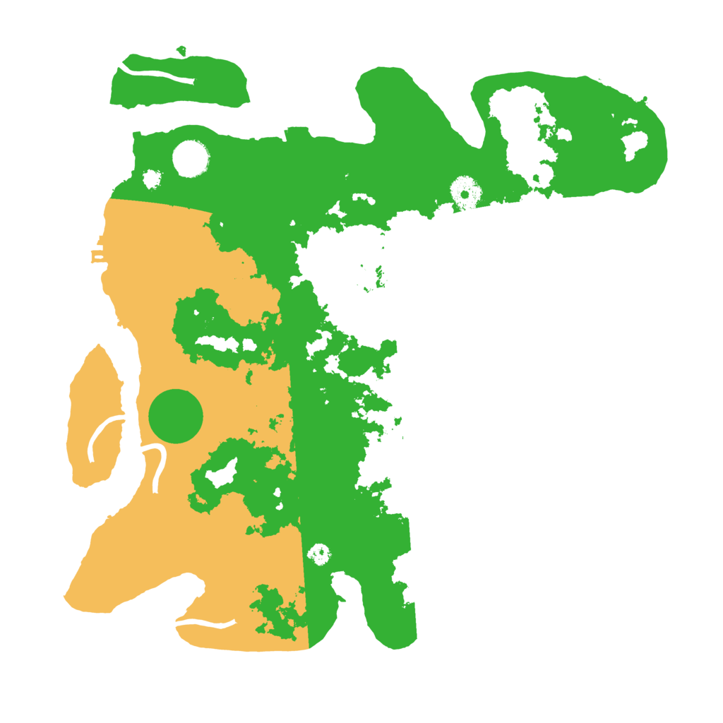 Biome Rust Map: Procedural Map, Size: 3500, Seed: 1927713982