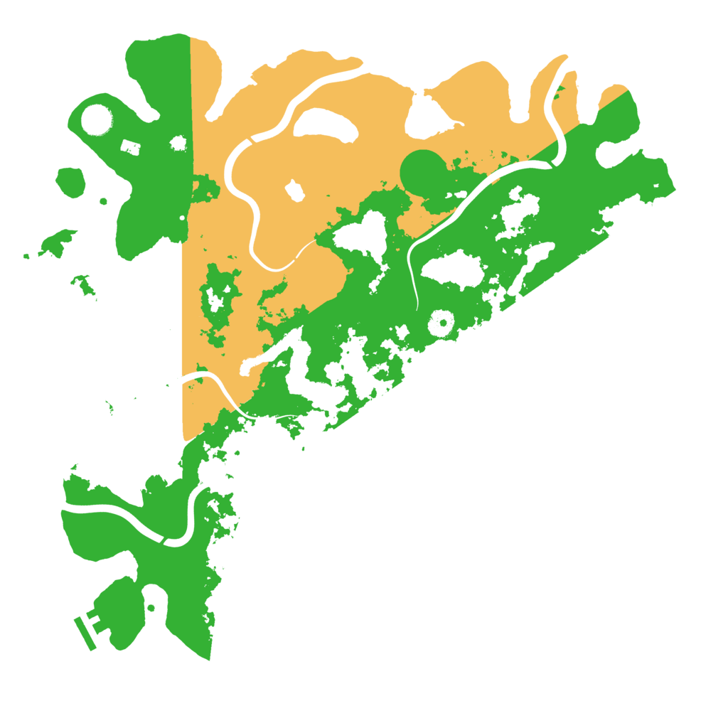 Biome Rust Map: Procedural Map, Size: 4100, Seed: 747