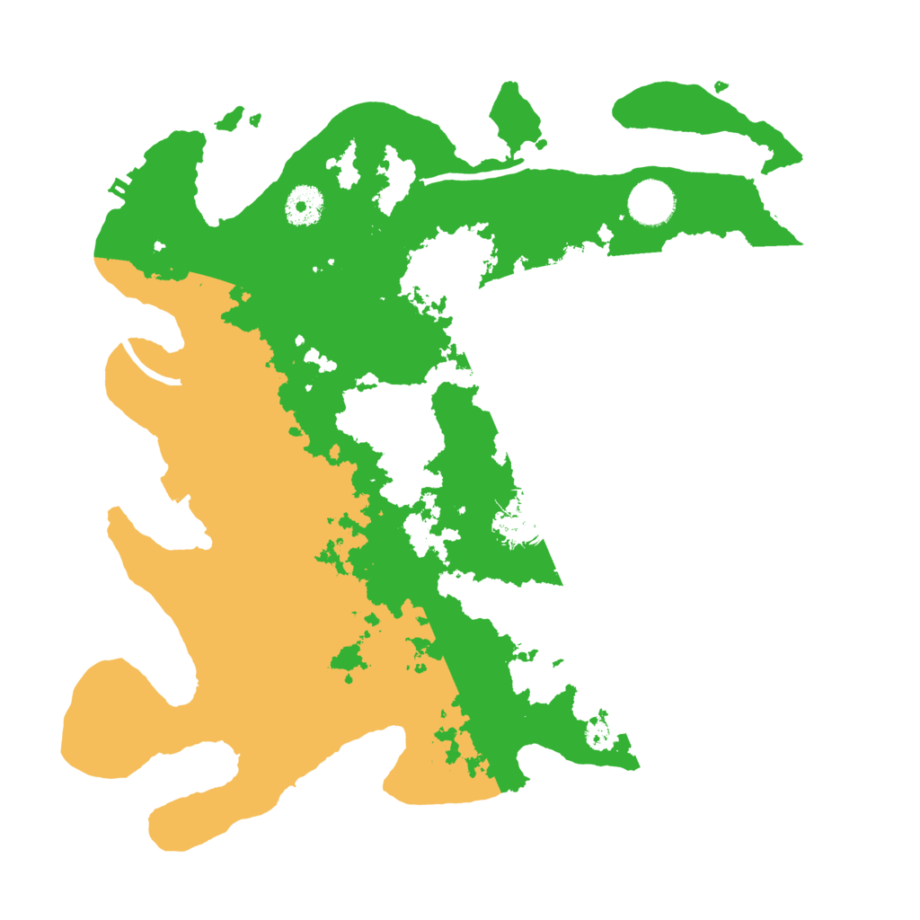 Biome Rust Map: Procedural Map, Size: 3500, Seed: 5352