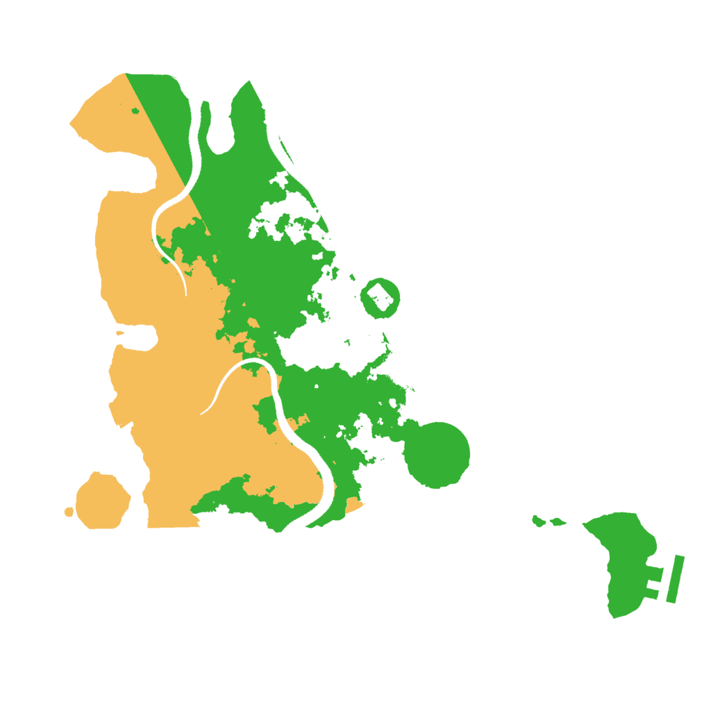 Biome Rust Map: Procedural Map, Size: 3000, Seed: 1992979371