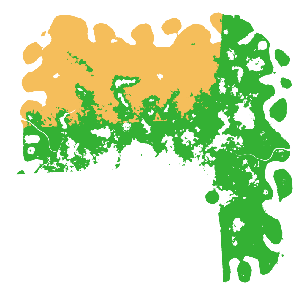 Biome Rust Map: Procedural Map, Size: 6000, Seed: 814758174