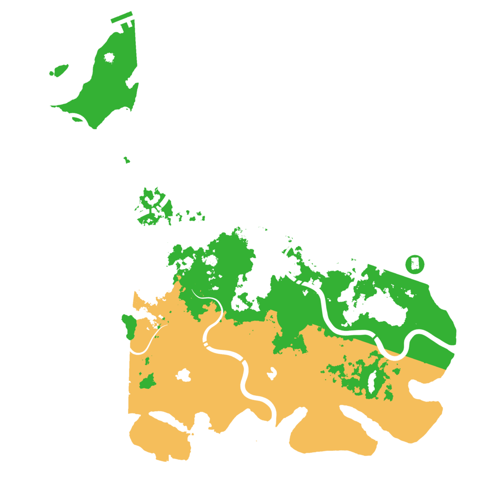 Biome Rust Map: Procedural Map, Size: 4500, Seed: 1970052600