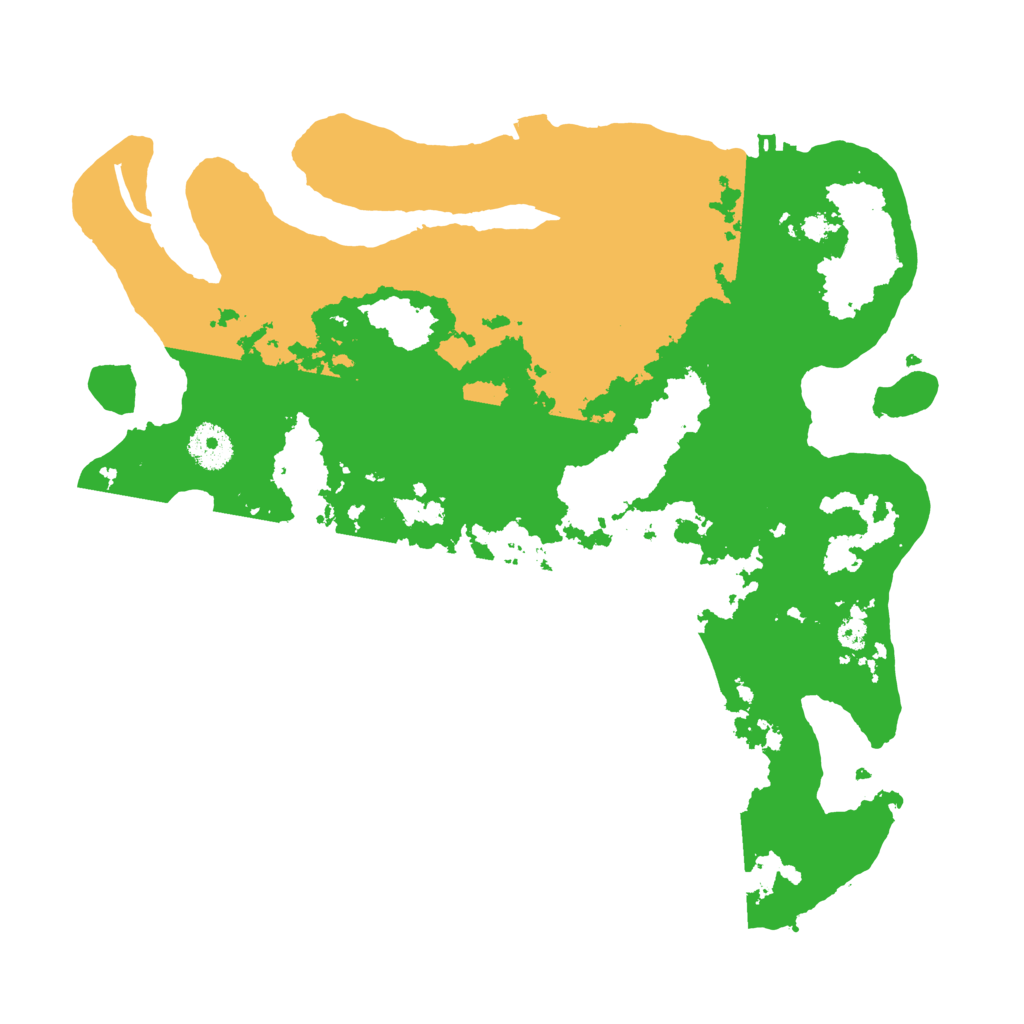 Biome Rust Map: Procedural Map, Size: 3500, Seed: 587925407