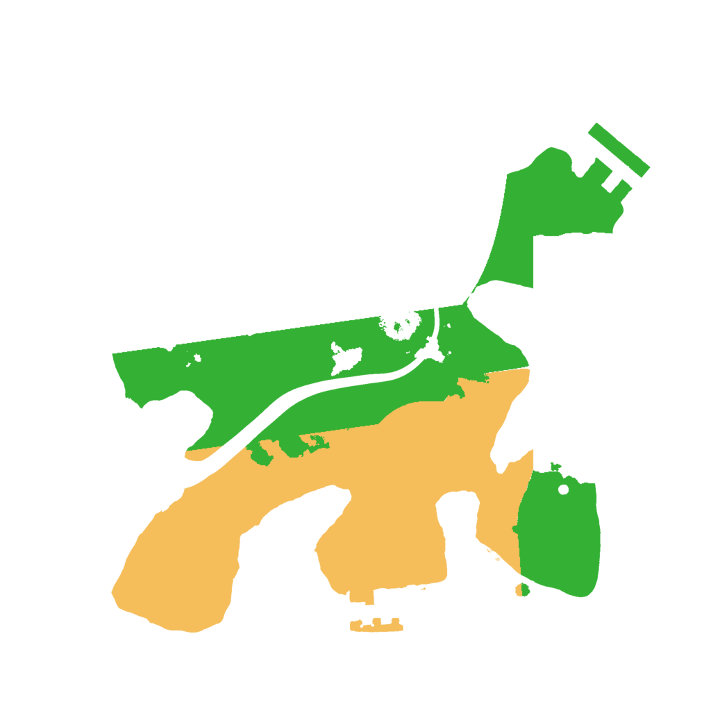 Biome Rust Map: Procedural Map, Size: 2048, Seed: 719106384