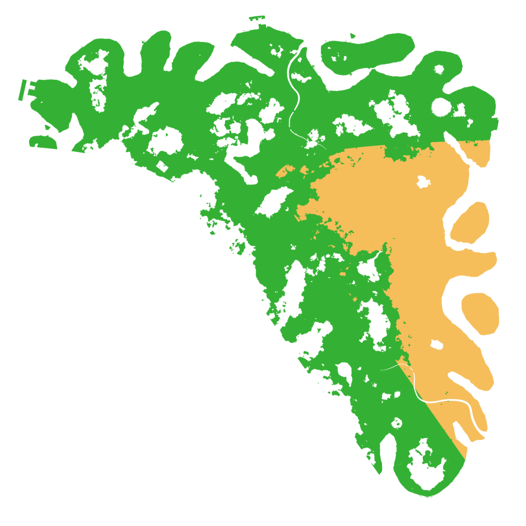 Biome Rust Map: Procedural Map, Size: 5000, Seed: 75492