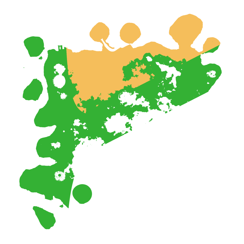 Biome Rust Map: Procedural Map, Size: 3500, Seed: 8540