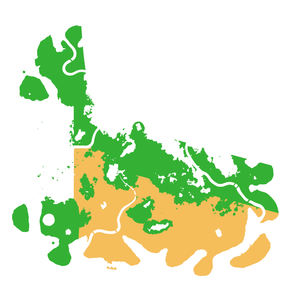 Biome Rust Map: Procedural Map, Size: 4500, Seed: 50238700
