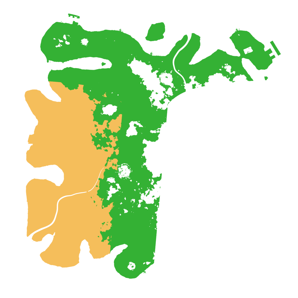 Biome Rust Map: Procedural Map, Size: 3800, Seed: 578977807