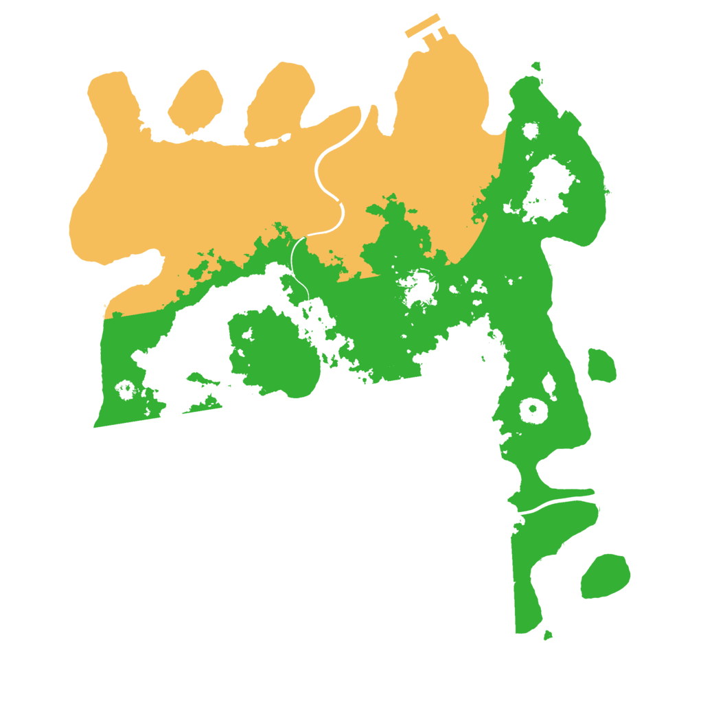 Biome Rust Map: Procedural Map, Size: 3800, Seed: 4578433