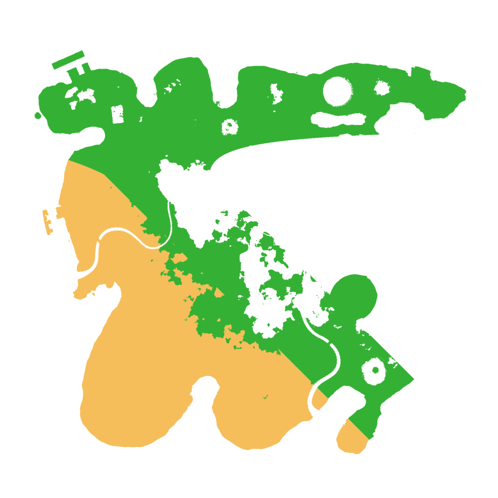 Biome Rust Map: Procedural Map, Size: 3000, Seed: 923605120