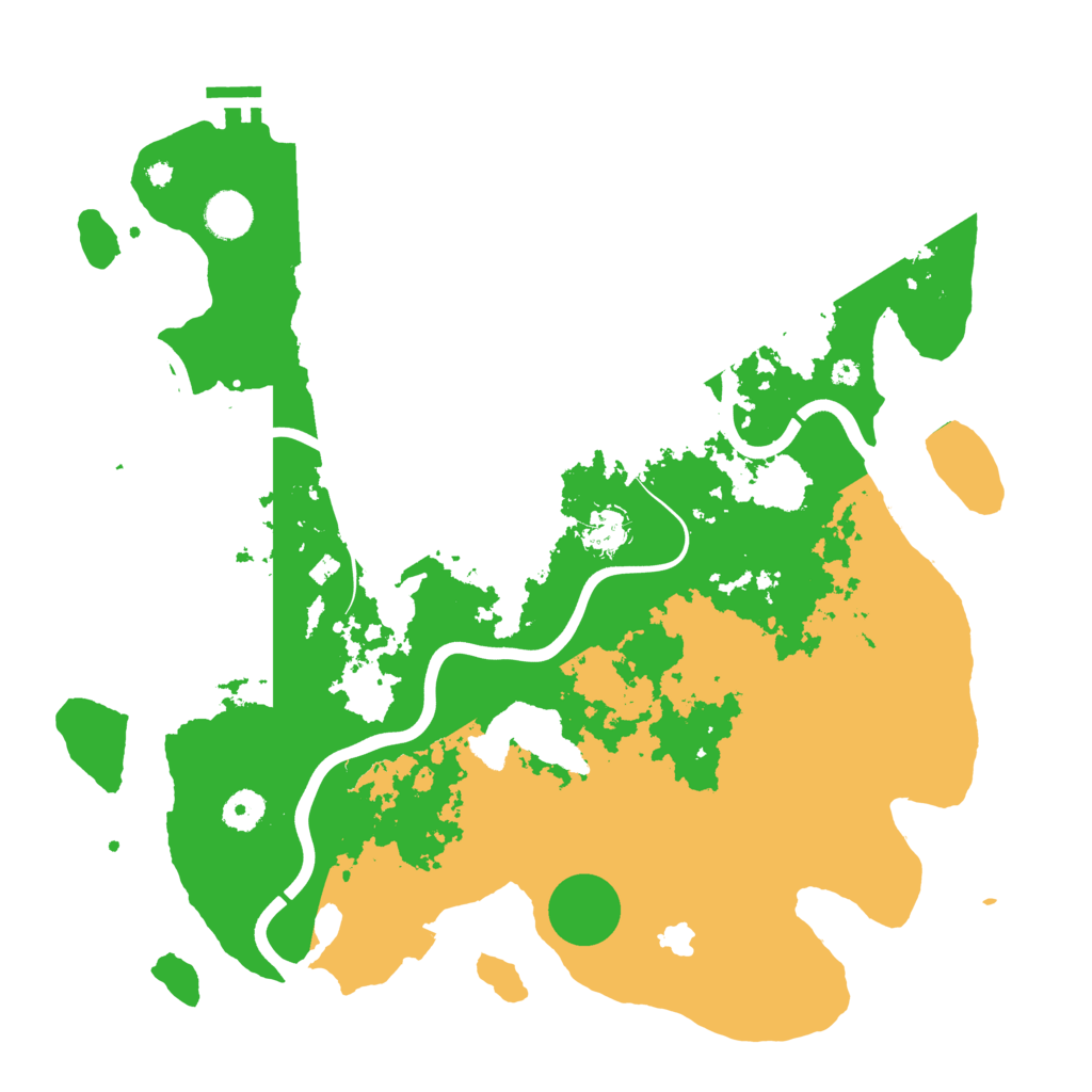 Biome Rust Map: Procedural Map, Size: 4000, Seed: 87860208