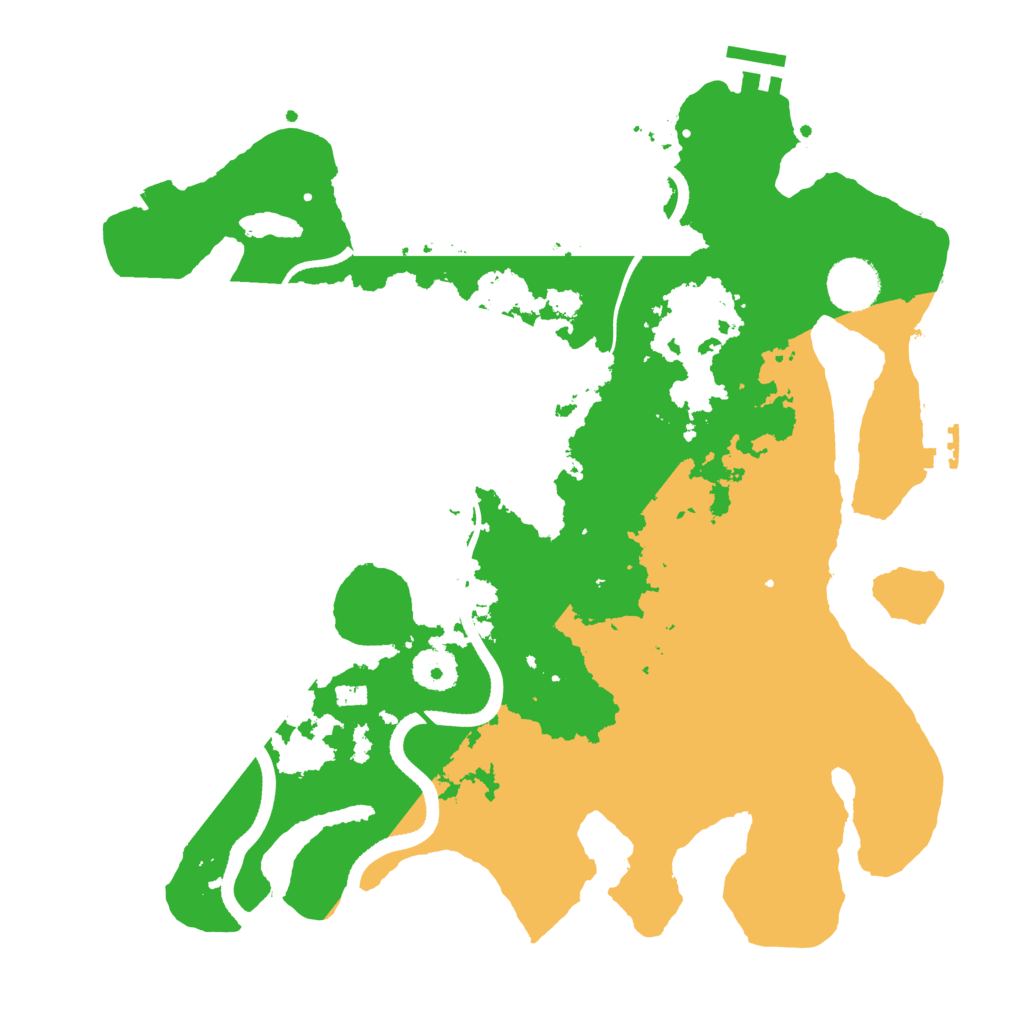 Biome Rust Map: Procedural Map, Size: 3500, Seed: 275172470