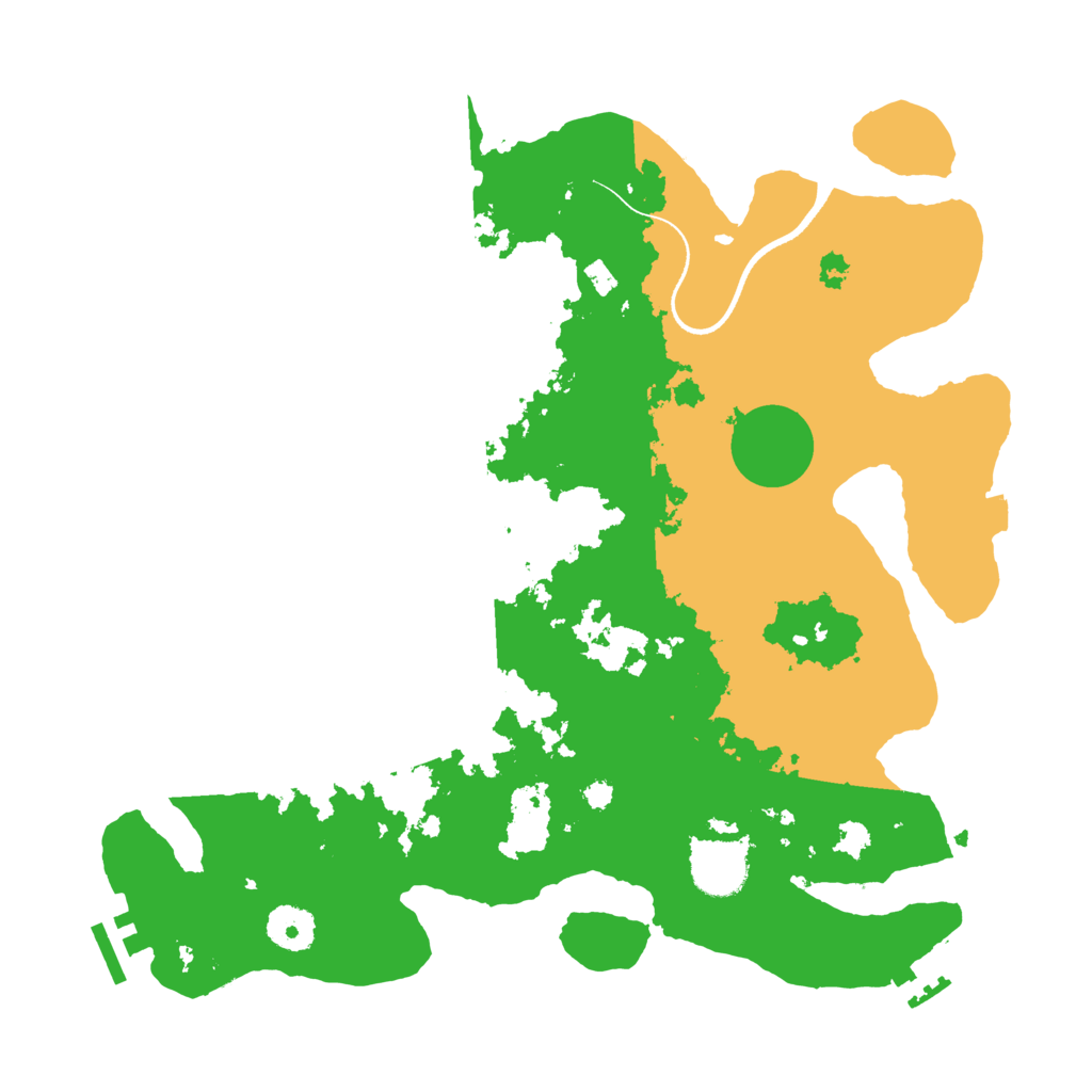 Biome Rust Map: Procedural Map, Size: 3500, Seed: 1309950875