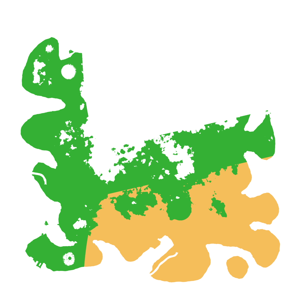 Biome Rust Map: Procedural Map, Size: 3700, Seed: 320085323