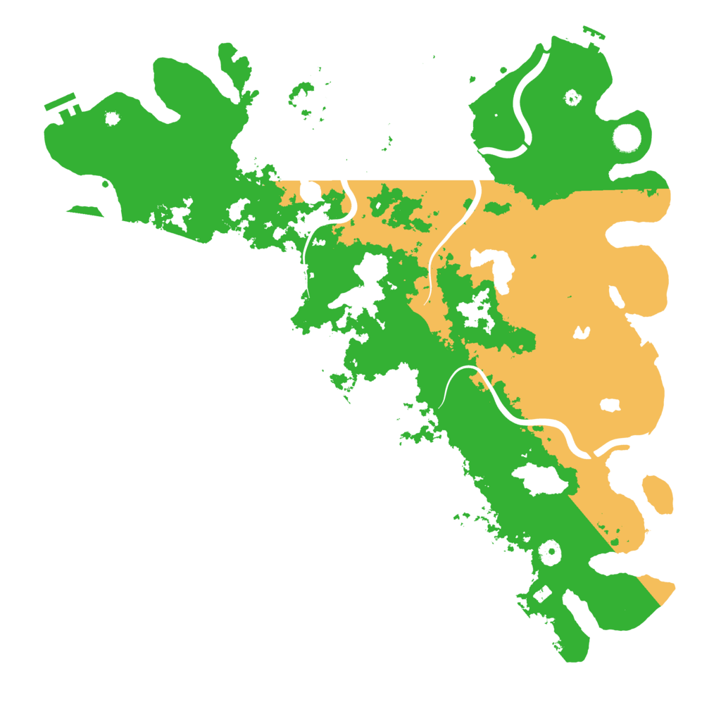 Biome Rust Map: Procedural Map, Size: 4500, Seed: 575832858