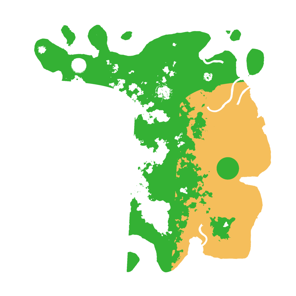 Biome Rust Map: Procedural Map, Size: 3500, Seed: 1139989752