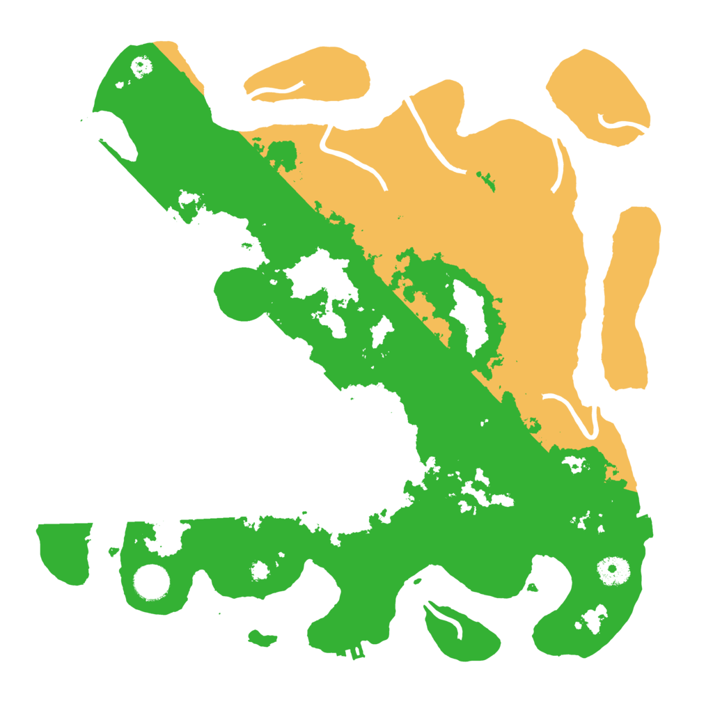 Biome Rust Map: Procedural Map, Size: 3500, Seed: 958538000