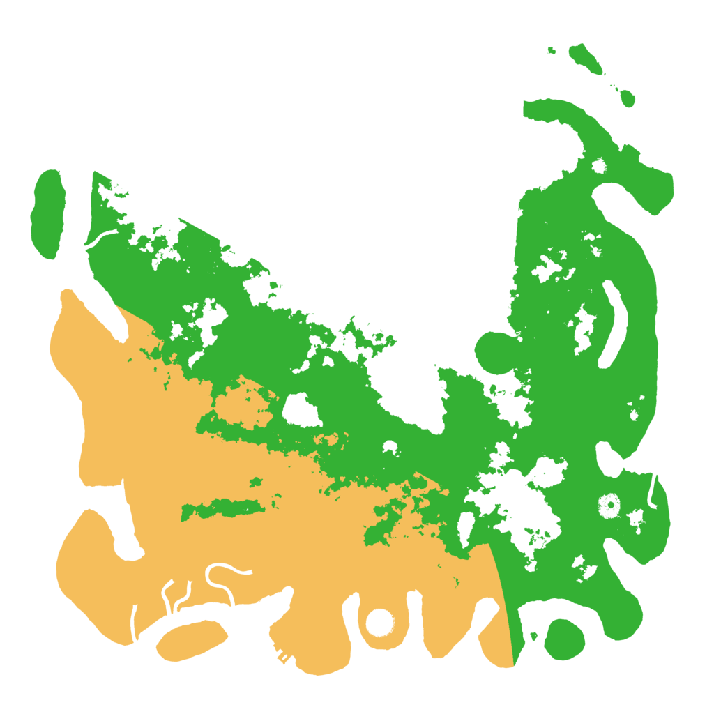 Biome Rust Map: Procedural Map, Size: 4500, Seed: 17364513