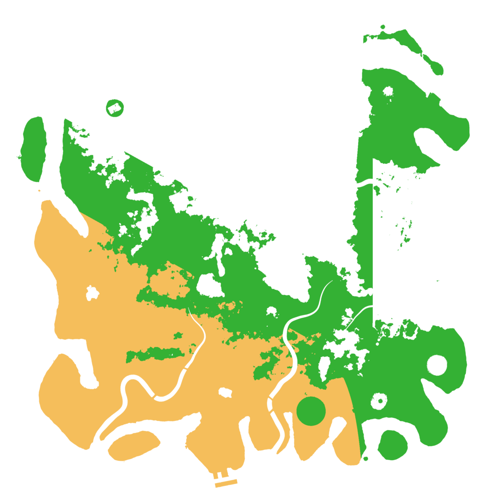 Biome Rust Map: Procedural Map, Size: 4500, Seed: 17364513