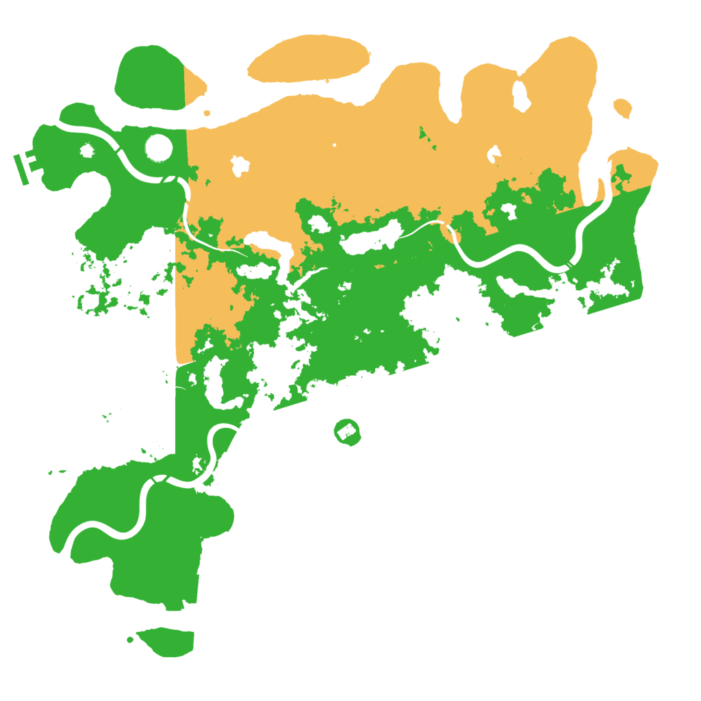Biome Rust Map: Procedural Map, Size: 4500, Seed: 1225037195