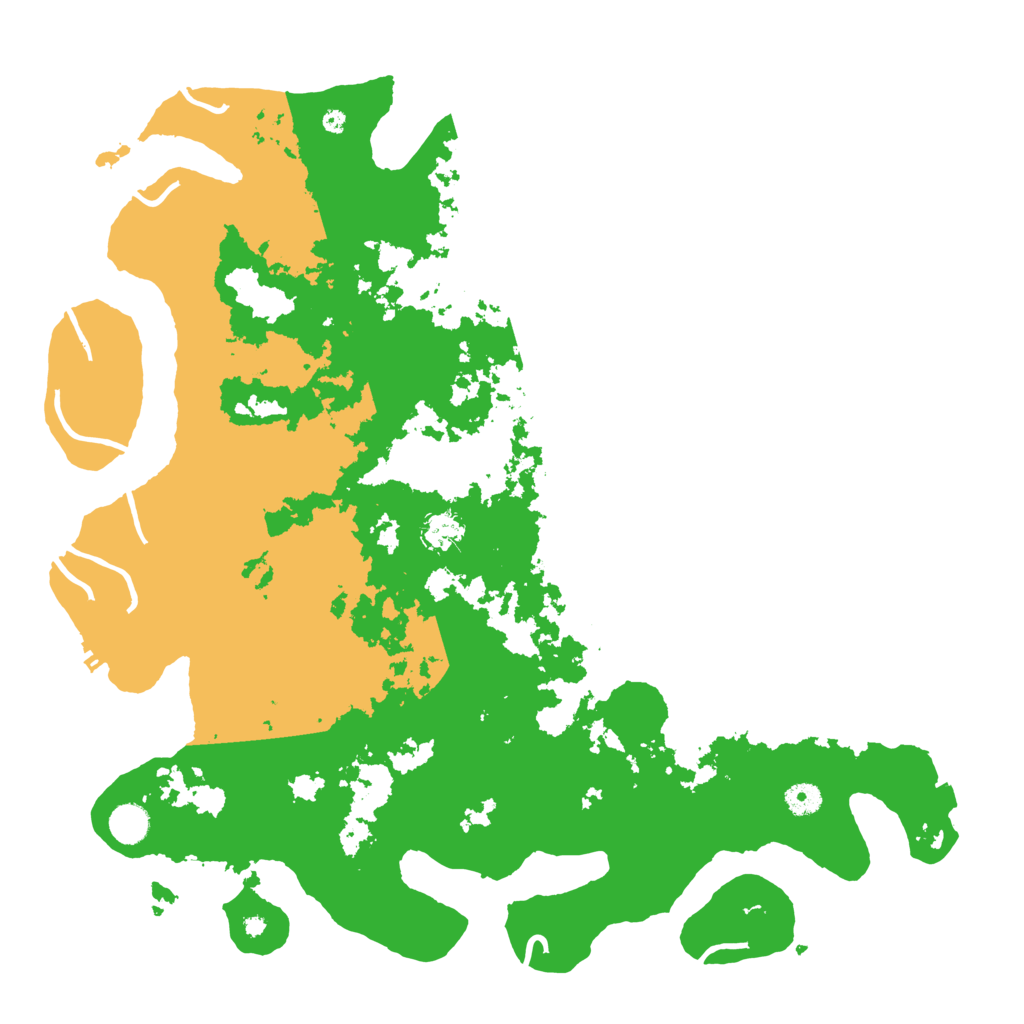 Biome Rust Map: Procedural Map, Size: 4500, Seed: 494478489