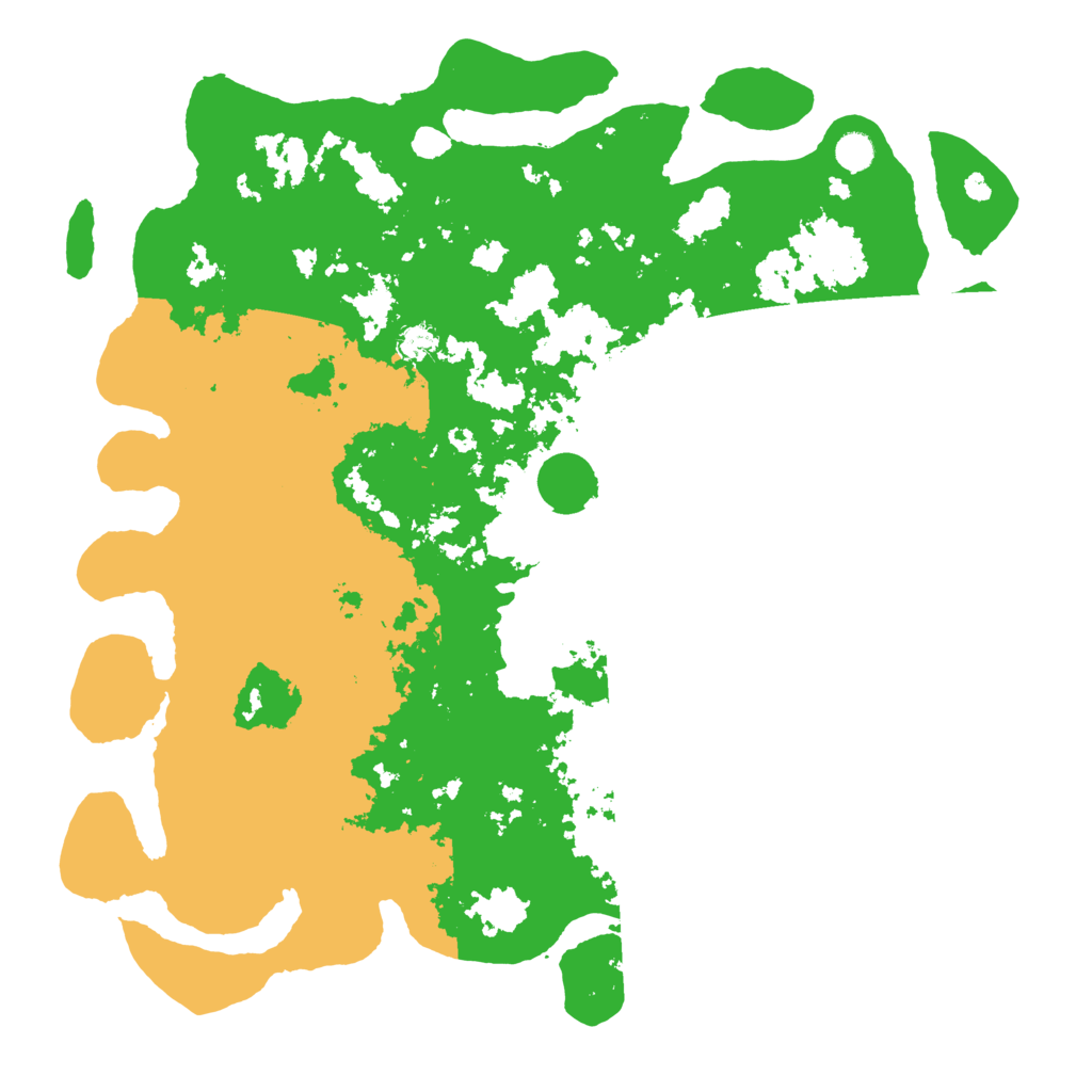 Biome Rust Map: Barren, Size: 5000, Seed: 2050