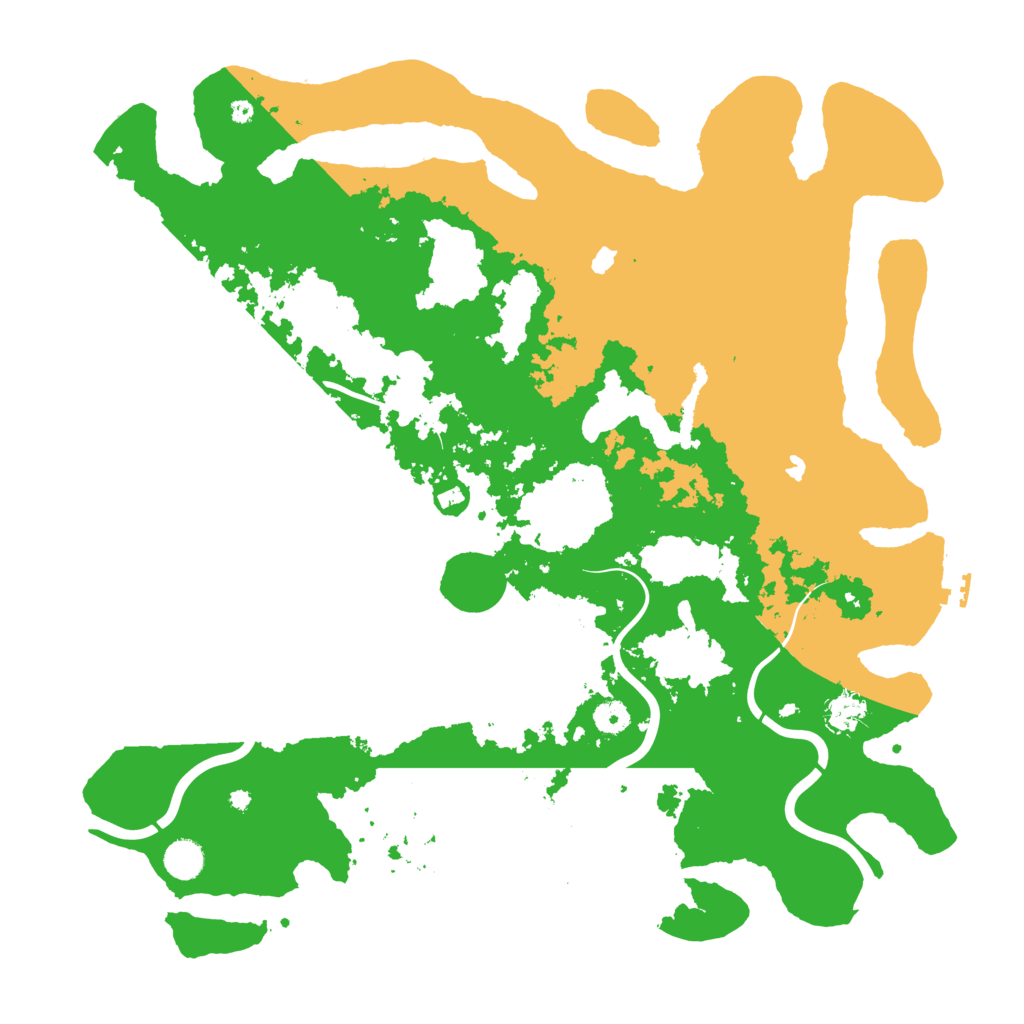 Biome Rust Map: Procedural Map, Size: 4500, Seed: 231111604