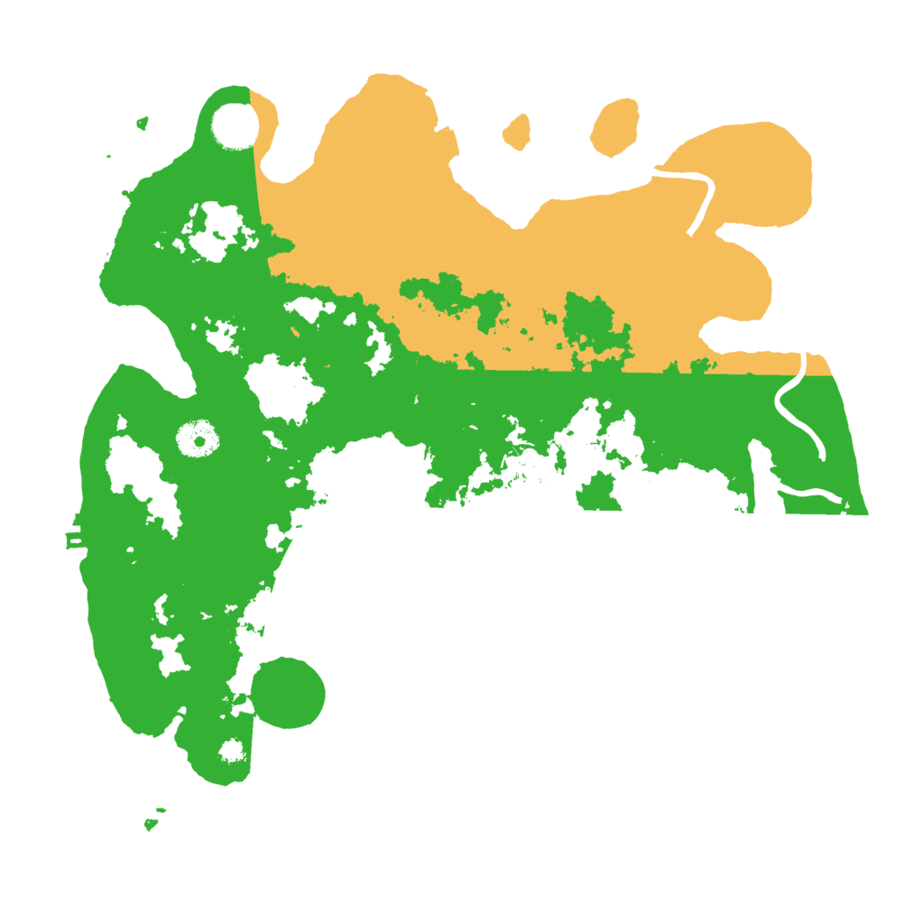 Biome Rust Map: Procedural Map, Size: 3500, Seed: 170738160