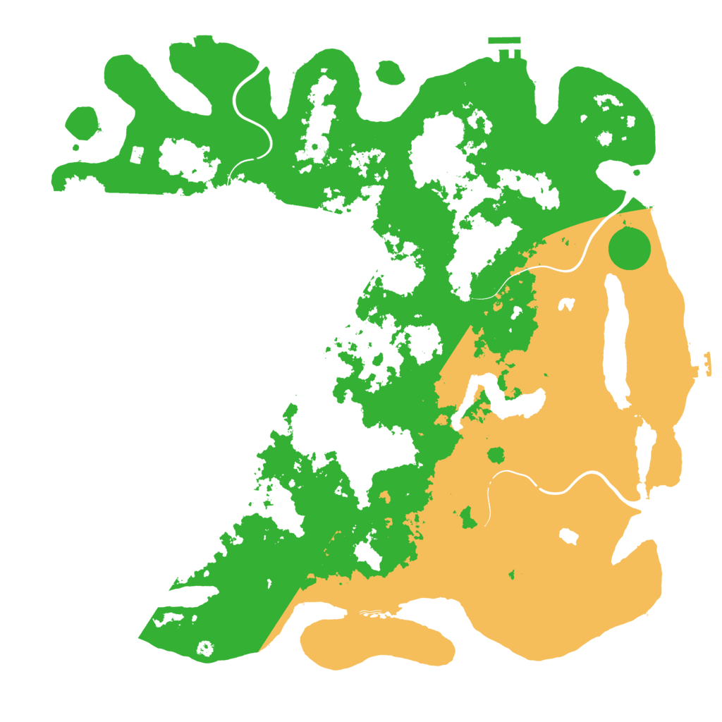 Biome Rust Map: Procedural Map, Size: 4500, Seed: 897612827