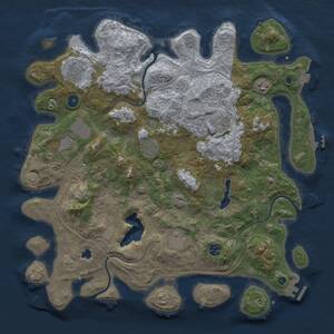 Thumbnail Rust Map: Procedural Map, Size: 4250, Seed: 784019808, 15 Monuments