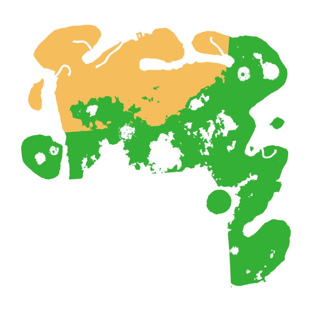 Biome Rust Map: Procedural Map, Size: 3500, Seed: 999833769