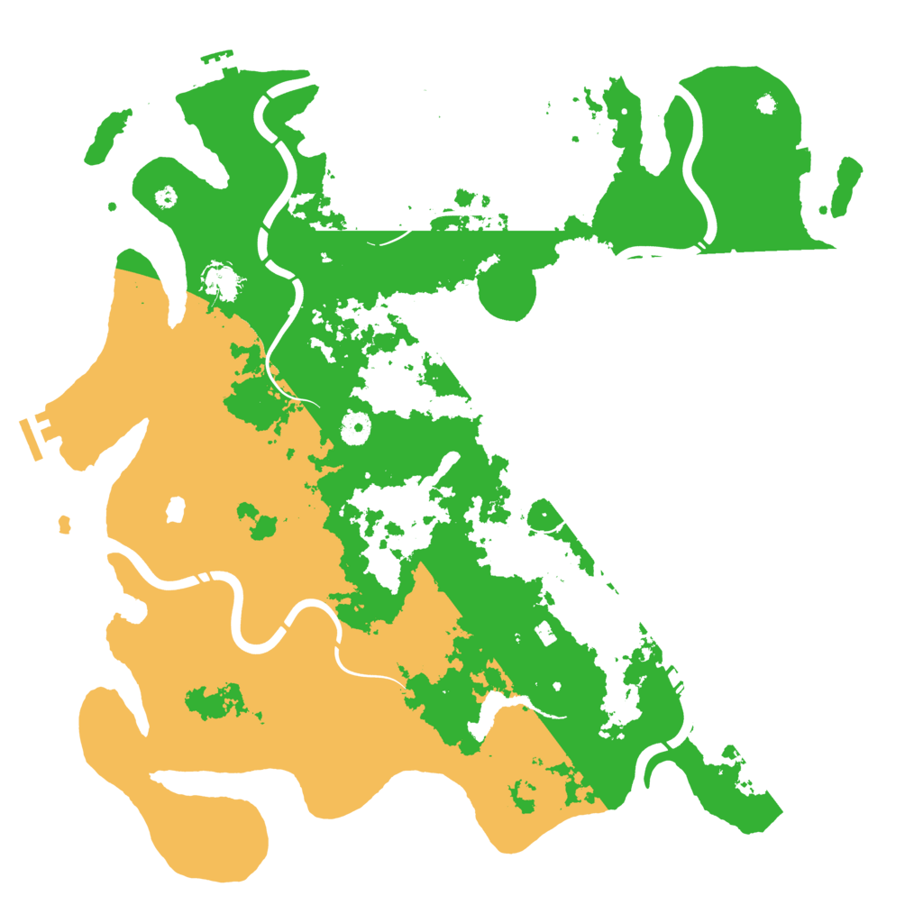 Biome Rust Map: Procedural Map, Size: 4300, Seed: 20321718