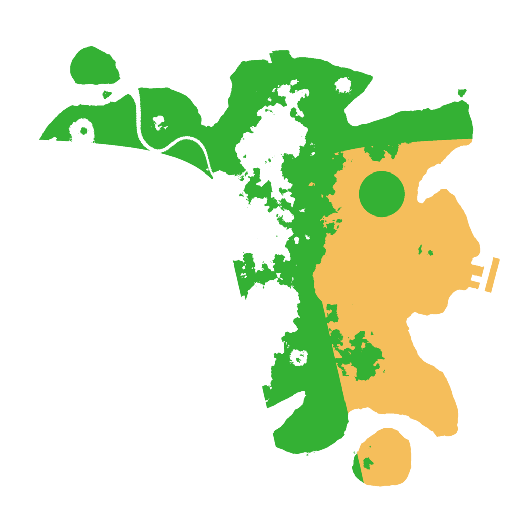 Biome Rust Map: Procedural Map, Size: 3000, Seed: 699799395