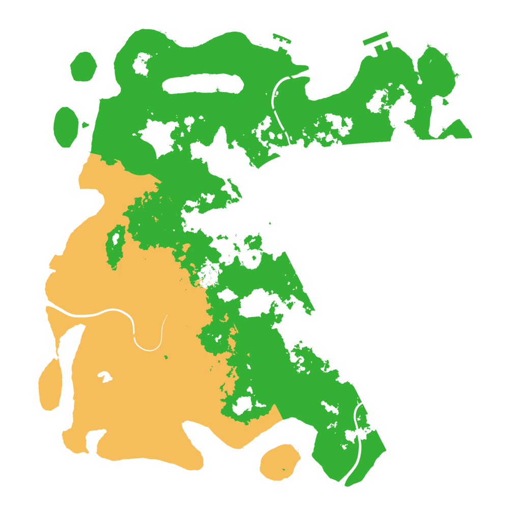 Biome Rust Map: Procedural Map, Size: 4050, Seed: 427059072