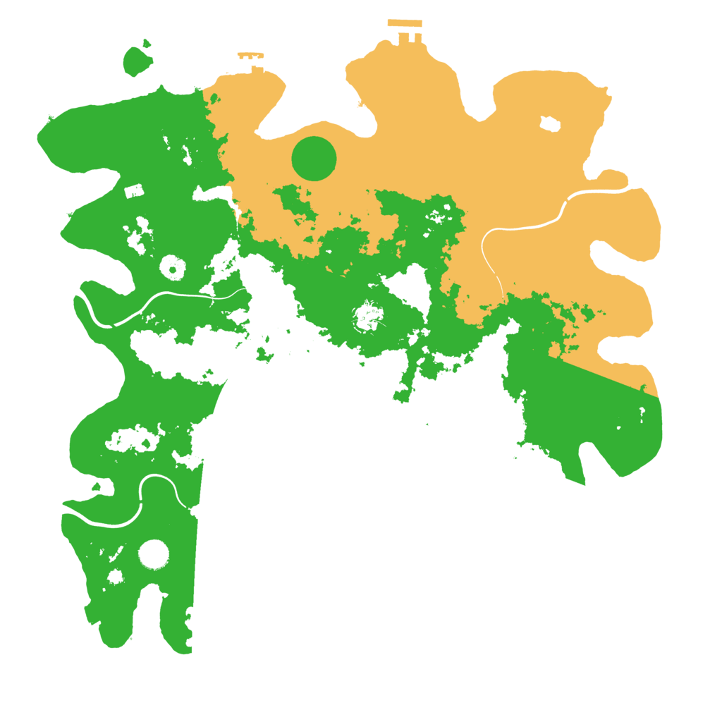 Biome Rust Map: Procedural Map, Size: 4250, Seed: 684306102