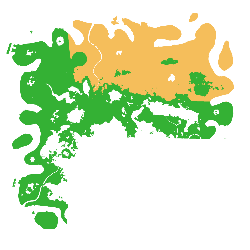 Biome Rust Map: Procedural Map, Size: 4500, Seed: 96298138