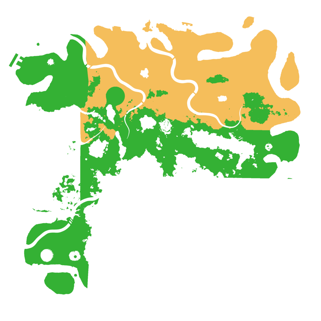Biome Rust Map: Procedural Map, Size: 4500, Seed: 96298138