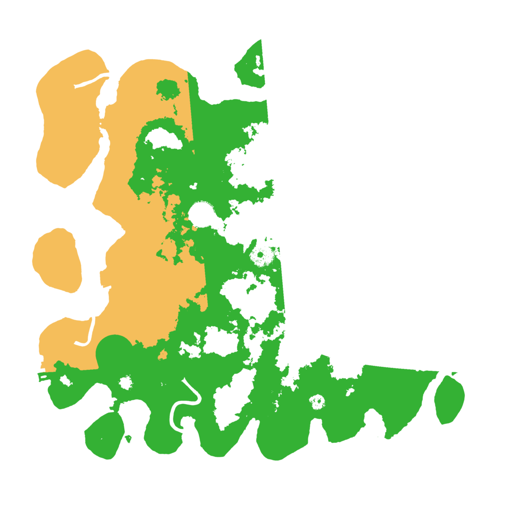 Biome Rust Map: Procedural Map, Size: 3500, Seed: 774713128