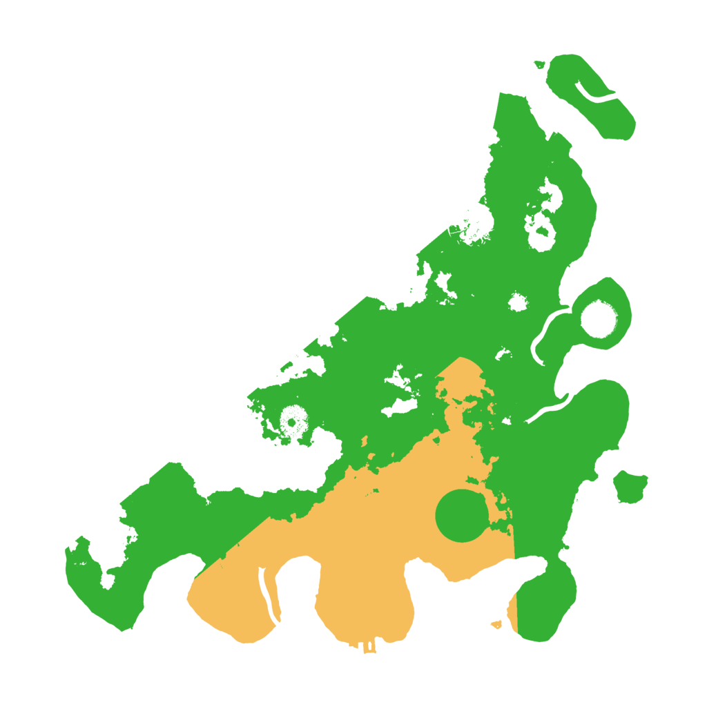 Biome Rust Map: Procedural Map, Size: 3500, Seed: 1272158321